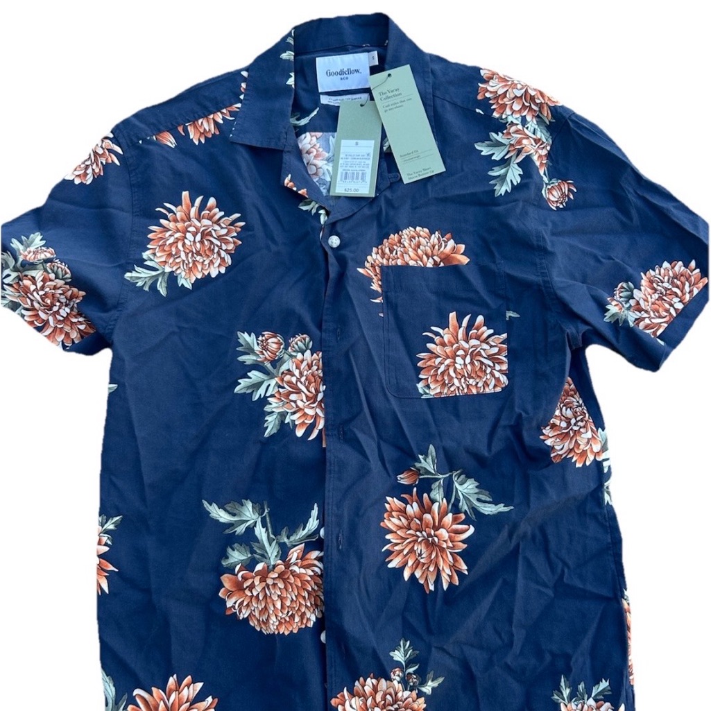 Goodfellow & Co Men's Button Down Shirt - Cornelian Blue Nwt